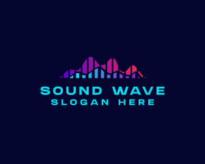 Digital Music Wave logo design