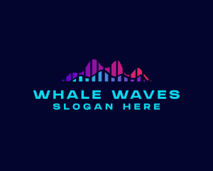 Digital Music Wave logo design