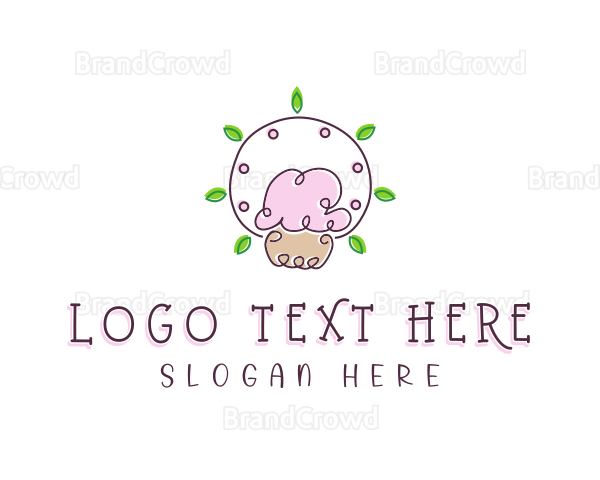 Cupcake Pastry Bakery Logo