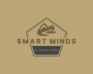 Campgrounds - Pentagon Mountain Adventure logo design