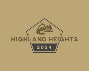 Highland - Mountain Trail Adventure logo design