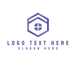 Warehouse - Hexagon Home Realty logo design