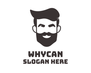 Beard Man Salon Logo