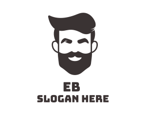 Barber - Beard Man Salon logo design