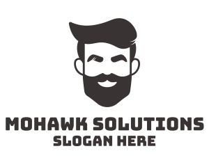 Beard Man Salon logo design