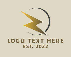 Utility - Lightning Bolt Letter Z logo design