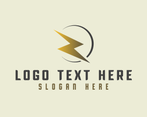 Electric Lightning Letter Z logo design