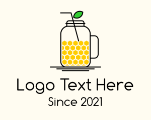 Cooler - Natural Honey Drink logo design