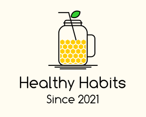 Natural Honey Drink  logo design