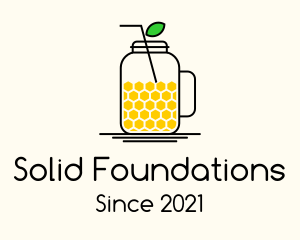 Juice - Natural Honey Drink logo design