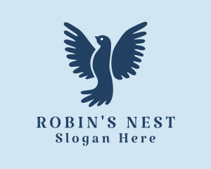 Robin - Dove Avian Bird Christianity logo design