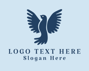 Robin - Dove Avian Bird Christianity logo design