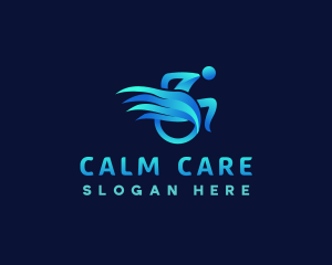 Patient - Wheelchair Wing Therapy logo design