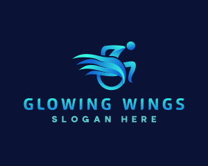 Wheelchair Wing Therapy logo design