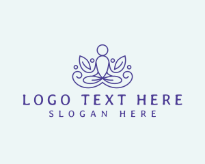 Relaxation - Yoga Spa Meditation logo design