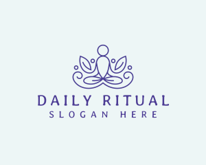 Yoga Spa Meditation logo design