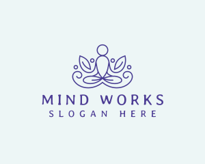 Yoga Spa Meditation logo design