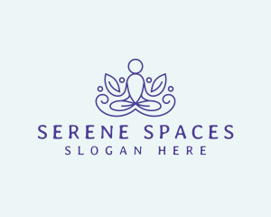 Yoga Spa Meditation logo design