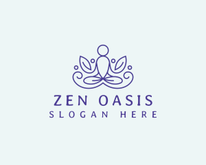 Meditate - Yoga Spa Meditation logo design