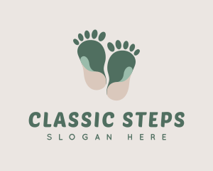 Earthy Foot Massage logo design