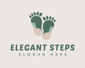 Earthy Foot Massage logo design