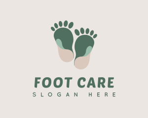 Earthy Foot Massage logo design