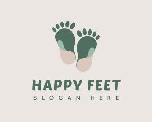 Earthy Foot Massage logo design