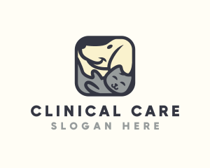 Cat Dog Veterinarian logo design