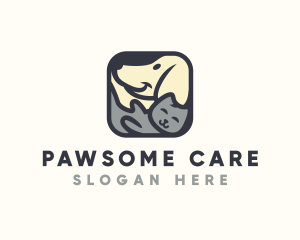 Veterinarian - Cat Dog Veterinarian logo design