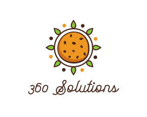 Vegan Sun Cookie logo design