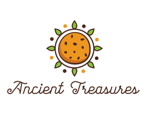 Vegan Sun Cookie logo design