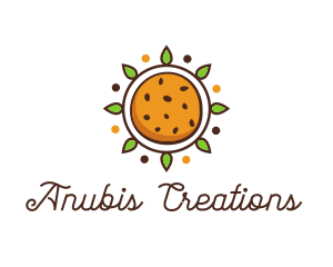 Vegan Sun Cookie logo design