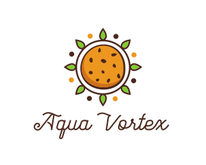 Vegan Sun Cookie logo design