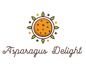 Vegan Sun Cookie logo design