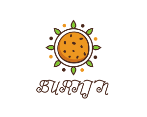 Vegan Sun Cookie logo design