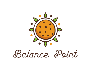 Vegan Sun Cookie logo design