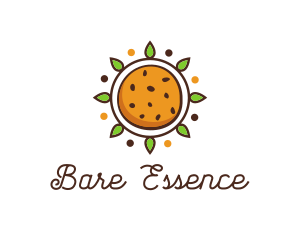 Vegan Sun Cookie logo design