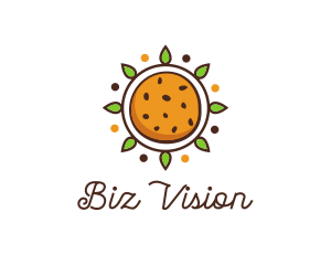 Vegan Sun Cookie logo design