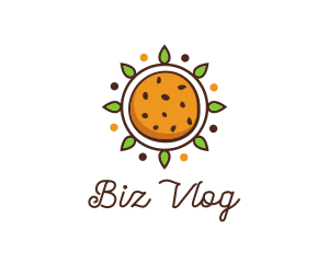 Vegan Sun Cookie logo design