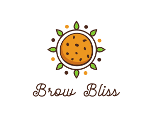 Vegan Sun Cookie logo design