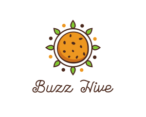 Vegan Sun Cookie logo design