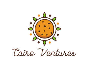 Vegan Sun Cookie logo design