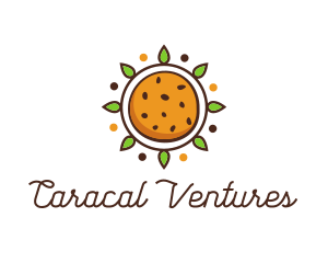 Vegan Sun Cookie logo design