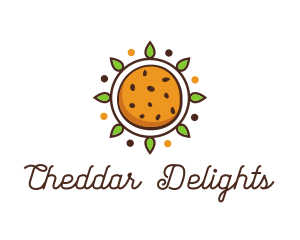 Vegan Sun Cookie logo design