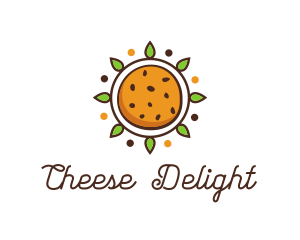 Vegan Sun Cookie logo design