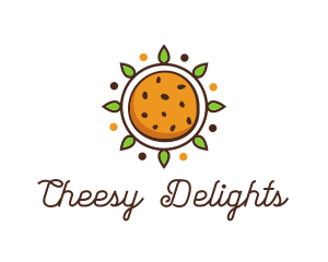 Vegan Sun Cookie logo design