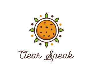 Vegan Sun Cookie logo design