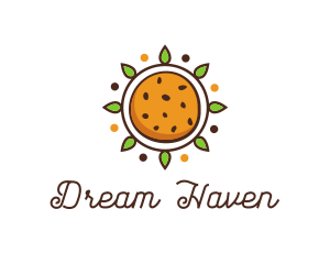 Vegan Sun Cookie logo design