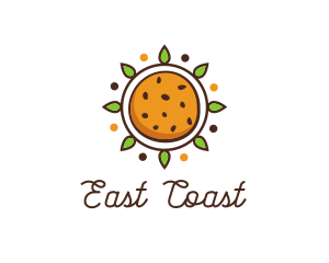 Vegan Sun Cookie logo design