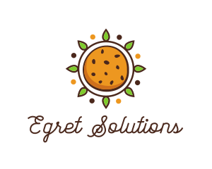 Vegan Sun Cookie logo design